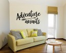 Adventure Awaits Arrow Decal